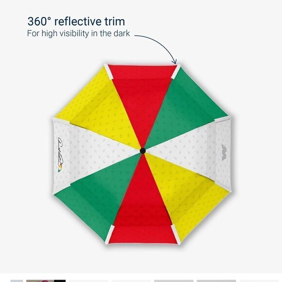 NIB Weatherman Umbrella Collapsible Med Size Durable Frame 2023 Folds of Honor - Picture 4 of 10